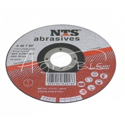 20 vnt - Metal-Inox NTS 115X1.0X22 pjovimo diskas metalui ir nerūdijančiam plienui - 115X1.0X22
