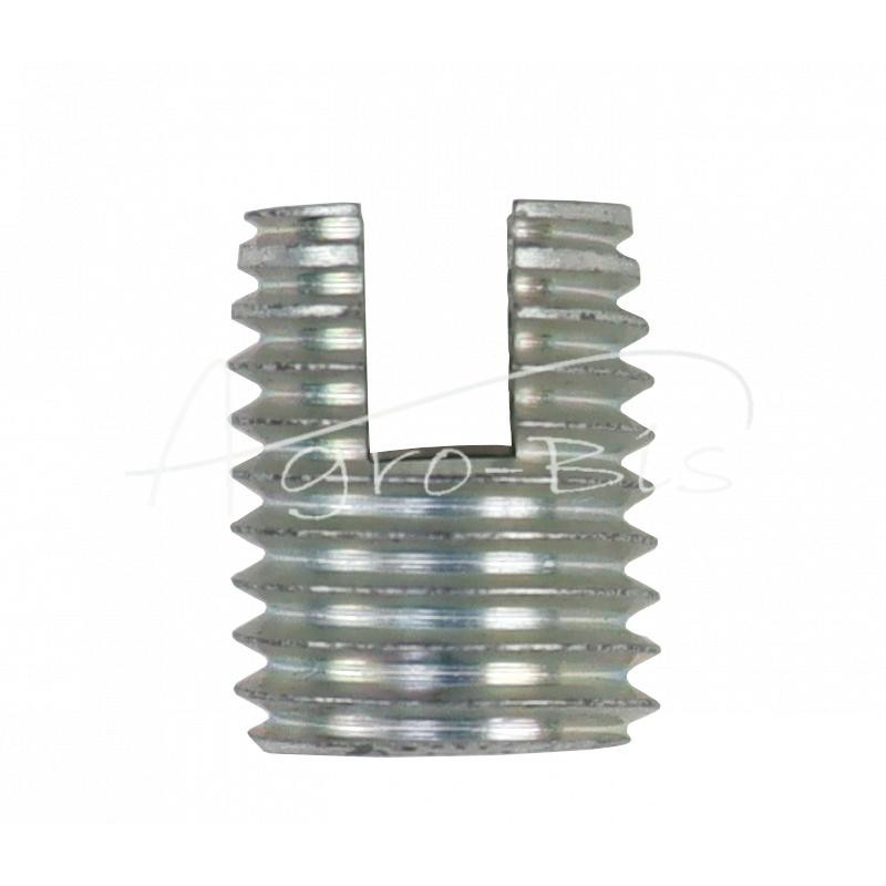 20 vnt - Įdėklas - savisriegis srieginis įvorė, cinkuotas M08x15 - WS-M08X15