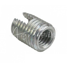 20 vnt - Įdėklas - savisriegis srieginis įvorė, cinkuotas M08x15 - WS-M08X15