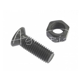 20 vnt - Plūgo varžtas M12x35 12,9 2 nosys + veržlė Kverneland Polska - M12*35/UP