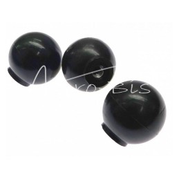 20 vnt - Apvali rankenėlė FI32 M6 juoda B32 - A0068/1