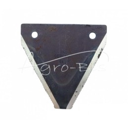 20 vnt - Dantytas peilis iš apačios B10/2 76x75x2 FI-5.3 410500058 Fortschritt savaeigis pašarų smulkintuvas - B10/2