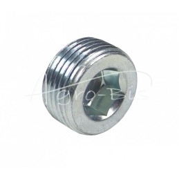 20 vnt - Srieginė kaištis su šešiakampiu lizdu - Allen raktas, su kūginiu sriegiu M20x1.5 DIN906, cinkuotas - M20x1,5-D906