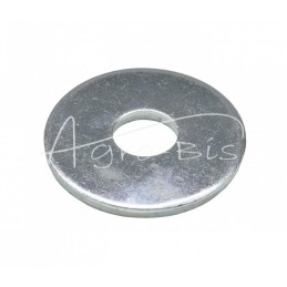 20 vnt - Apvali poveržlė medinėms konstrukcijoms 20x72x6 DIN440 baltai cinkuota - 20x72x6