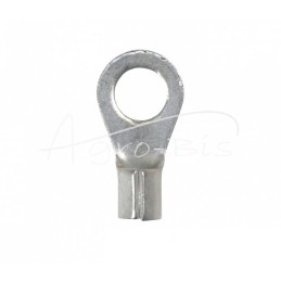 20 vnt - Varinis žiedinis antgalis, FI-8 mm, maks. 10 CuZn laidų, alavuotas Premium ELMOT - KO108PEL