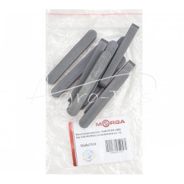 20 vnt - Prizminis raktas 10x8x70 DIN 6885 plienas C45 MORGA - 10x8x70M