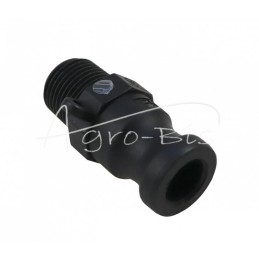 20 vnt - „Camlock“ jungties kištukas, F tipo, polipropilenas, PP 1/2" x 13 mm, PZL HYDRAL - ZCPF13H