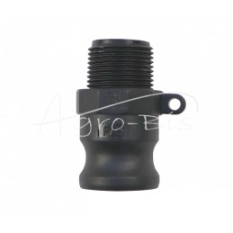 20 vnt - „Camlock“ jungties kištukas, F tipo, polipropilenas, PP, 3/4 colio x 19 mm, PZL HYDRAL - ZCPF19H