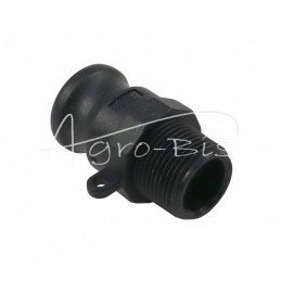 20 vnt - „Camlock“ jungties kištukas, F tipo, polipropilenas, PP, 3/4 colio x 19 mm, PZL HYDRAL - ZCPF19H