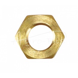 20 vnt - MF duslintuvo alkūnės veržlė 3/8 UNF, žalvarinė, poliruota - 376448X1