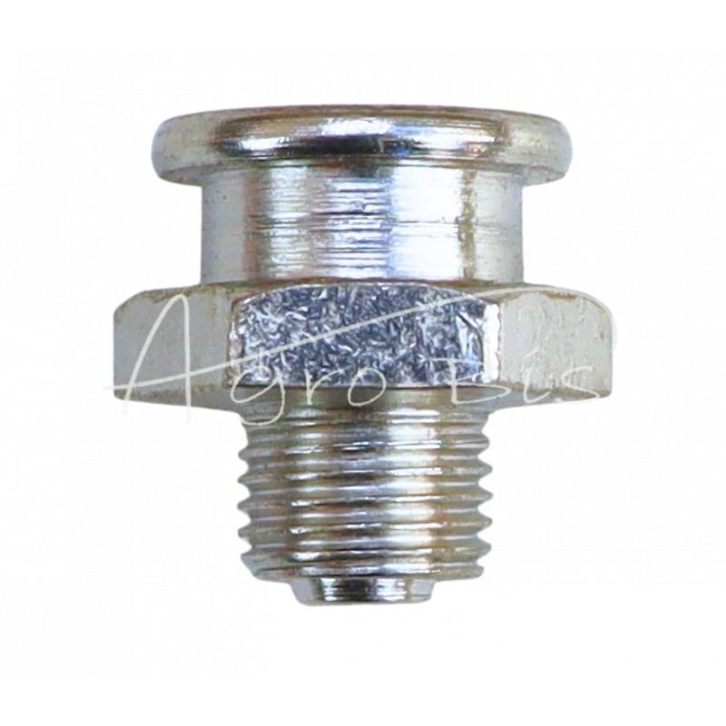 20 vnt - Plokščias tepalo nipelis M10*1 FI-16 - M10*1*16