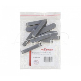 20 vnt - Prizminis raktas 12x8x50 DIN 6885 plienas C45 MORGA - 12x8x50M