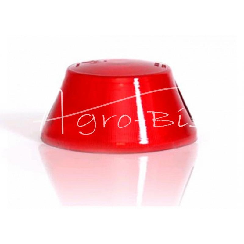 20 vnt - Gabaritinio žibinto gaubtas, raudonas WE92, 19 žemas - A0098