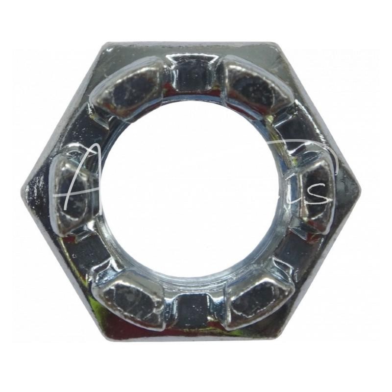 20 vnt - M16x1,5 smulkaus žingsnio vainikinė veržlė DIN935 - 5423190/7/SZ