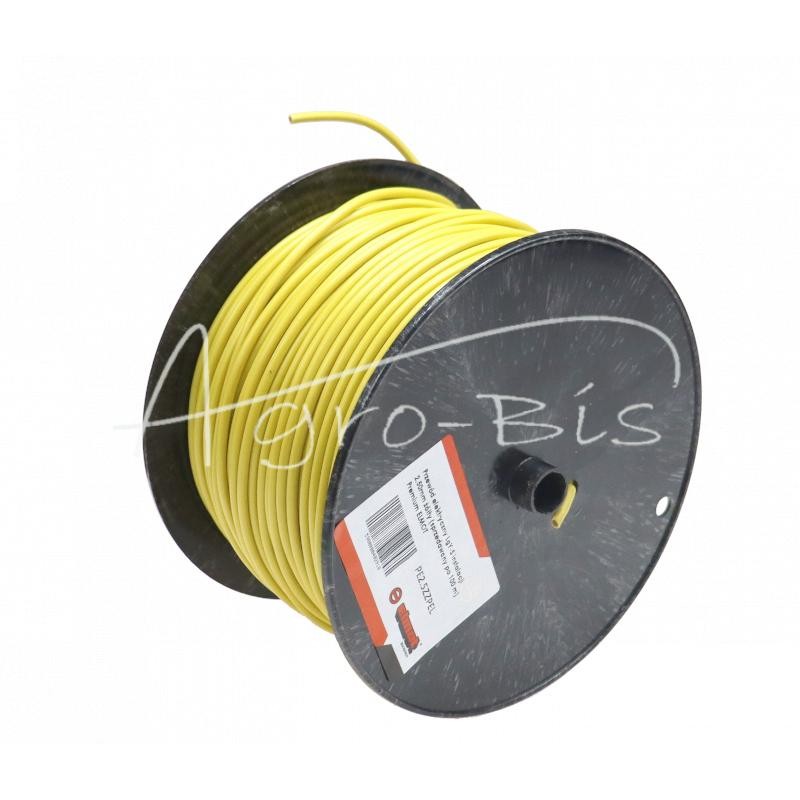 20 vnt - Elektros kabelis LgY-S instaliacijos kabelis 2,50 mm geltonas Premium ELMOT - PE2.5ZZPEL