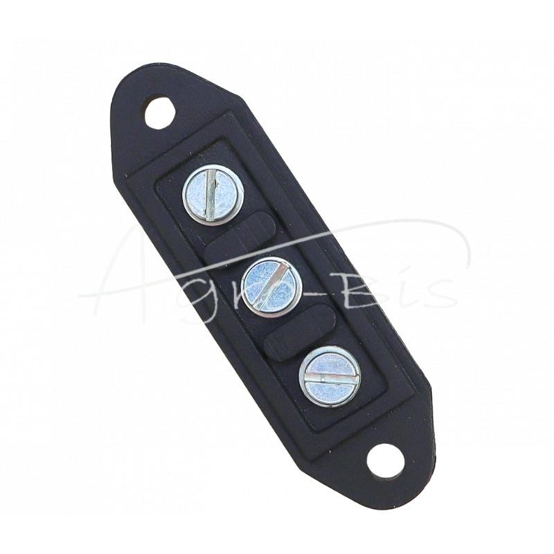 20 vnt - 3 kontaktų plastikinė elektros jungtis - 50024450