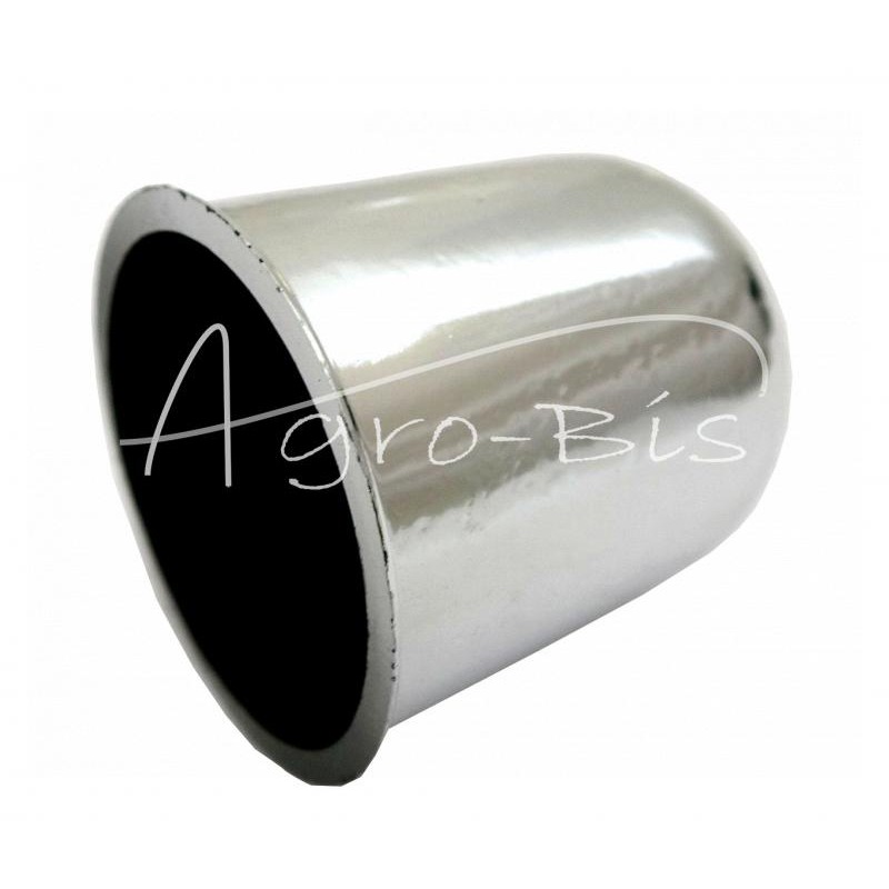 20 vnt - Chromuotas vilkimo kablio rutulio dangtelis - 002576/CHROM