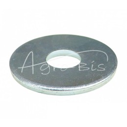 20 vnt - Apvali poveržlė M20 20x72x6 baltai cinkuota didelė serija PN82019 DIN440 - POMD20