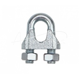 20 vnt - Plieninės virvės spaustukas 14 mm - ZLS-14