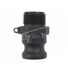 20 vnt - „Camlock“ jungties kištukas, F tipo, polipropilenas, PP, 1" x 25 mm, PZL HYDRAL - ZCPF25H