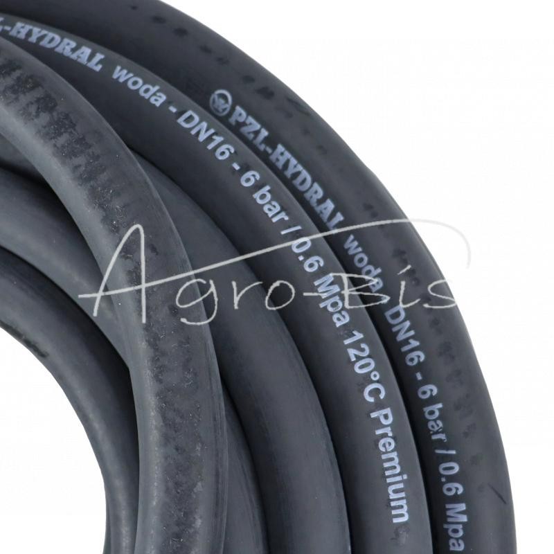 20 vnt - Žarna aušinimo ir karšto vandens sistemoms - EPDM DN16 - 6 bar / 0,6 MPa 120°C - 20 m Premium HYDRAL - 16UCH20H