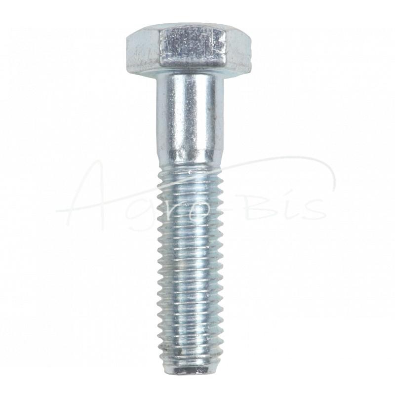 50 vnt - Šešiakampė galvutė, dalinis sriegis M8x35, 8.8 klasė, DIN931, baltai cinkuotas, sankabos varžtas 5041121/0, Ursus C-330