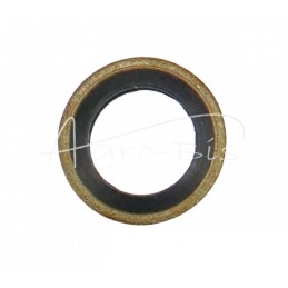 50 vnt - Poveržlė, metalinė-guminė tarpinė su kreipikliu, metrinė 6,7x10,0x1,0 M6 - PMG-6