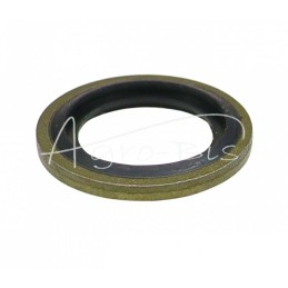 50 vnt - Poveržlė, metalinė-guminė sandarinimo tarpinė su kreipikliu, metrinė 14,7x22x1,5 M14 - PMG-14