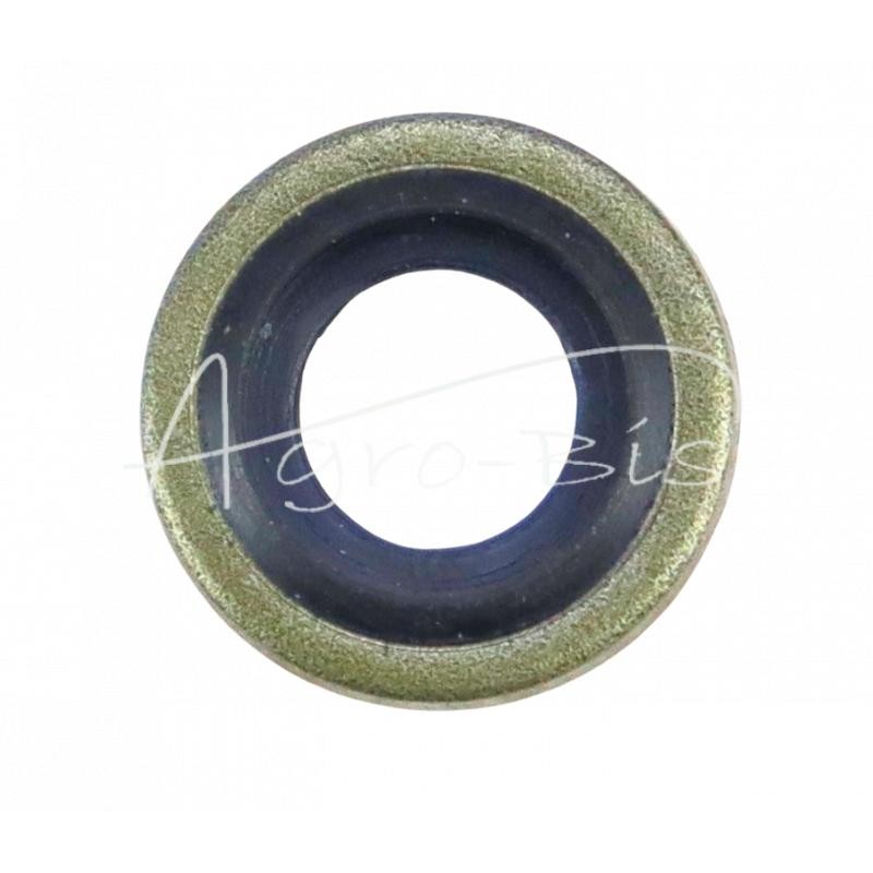 50 vnt - Poveržlė, metalinė-guminė tarpinė su kreipikliu, metrinė 8,7x13,0x1,0 M8 - PMG-8