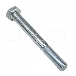 50 vnt - Šešiakampė galvutė, dalinis sriegis M8x70, 8.8 klasė, DIN931, baltai cinkuotas - M8x70