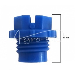 50 vnt - Plastikinis dangtelis su 7/16`` išoriniu sriegiu, mėlynas , - KOR-7/16GN-N