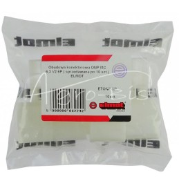 50 vnt - ONP MC 6.3 V2 6P jungties korpusas ELMOT, - ONP-6P