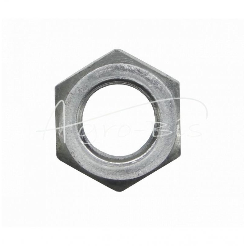 50 vnt - Šešiakampė veržlė M8x0,75 8.8 klasės DIN934, baltai cinkuota - vožtuvo reguliavimas 5000122 Ursus C-330 - 5010285/0