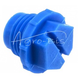 50 vnt - Plastikinis dangtelis su 9/16`` išoriniu sriegiu, mėlynas , - KOR-9/16GN-N