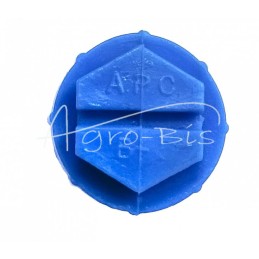 50 vnt - Plastikinis dangtelis su 9/16`` išoriniu sriegiu, mėlynas , - KOR-9/16GN-N