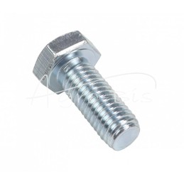 50 vnt - Šešiakampė galvutė, pilnas sriegis, M12x30, 8.8 klasė, DIN933, baltai cinkuotas - M12x30 DIN933