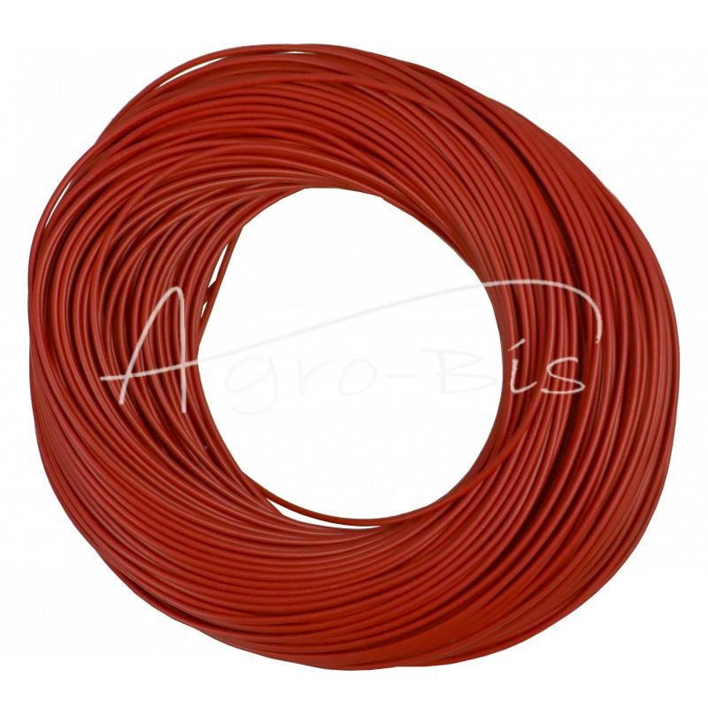 50 vnt - Elektros kabelis LGY-1*0,75 raudonas H05V-K - HAN01357