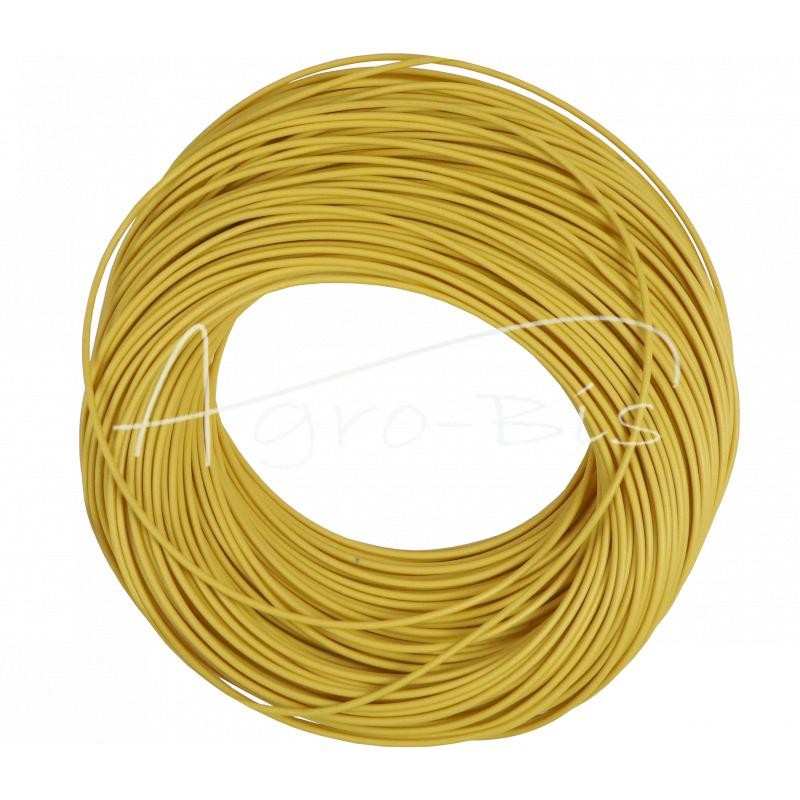 50 vnt - Elektros kabelis LGY-1*0,75 geltonas H05V-K - HAN01354