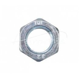 50 vnt - Šešiakampė veržlė M16x1.5 DIN934 10.9 klasė, baltai cinkuota - galvutė C-330 5423032/5 - 5423032/9