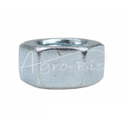 50 vnt - Šešiakampė veržlė M16x1.5 DIN934 10.9 klasė, baltai cinkuota - galvutė C-330 5423032/5 - 5423032/9