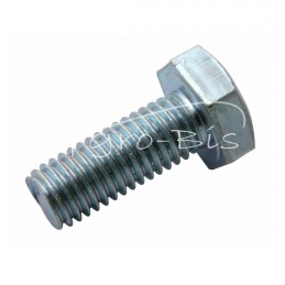 50 vnt - Šešiakampė galvutė, pilnas sriegis, M10x25, 8.8 klasė, DIN933, baltai cinkuotas - 5421063/7