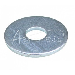 50 vnt - Apvali poveržlė M14 14x50x4 baltai cinkuota didelė serija PN82019 DIN440 - POMD14