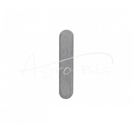 50 vnt - Prizminis raktas 5x5x25 DIN 6885 plienas C45 MORGA - 5x5x25M