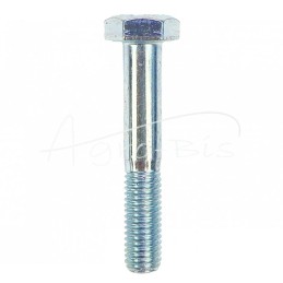 50 vnt - Šešiakampė galvutė, dalinis sriegis M10x60, 8.8 klasė, DIN931, baltai cinkuotas - M10x60/M