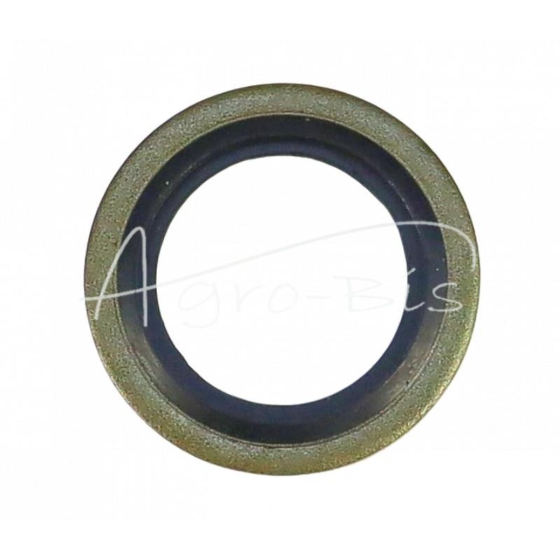 50 vnt - Metalinė-guminė poveržlė su BSP kreipikliu, colio 17,28x23,80x2,0 3/8 colio - PMG-3/8