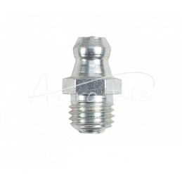 50 vnt - M8 tiesus tepalo nipelis, cinkuotas plienas, DIN 71412 PZL HYDRAL, - 7141208PH