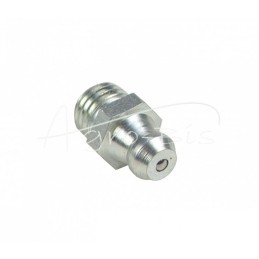 50 vnt - M8 tiesus tepalo nipelis, cinkuotas plienas, DIN 71412 PZL HYDRAL, - 7141208PH