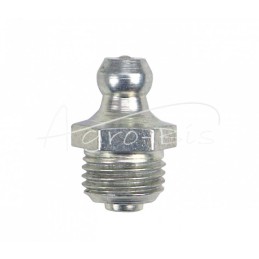 50 vnt - M10 tiesus tepalo nipelis, cinkuotas plienas, DIN 71412 PZL HYDRAL, - 7141210PH