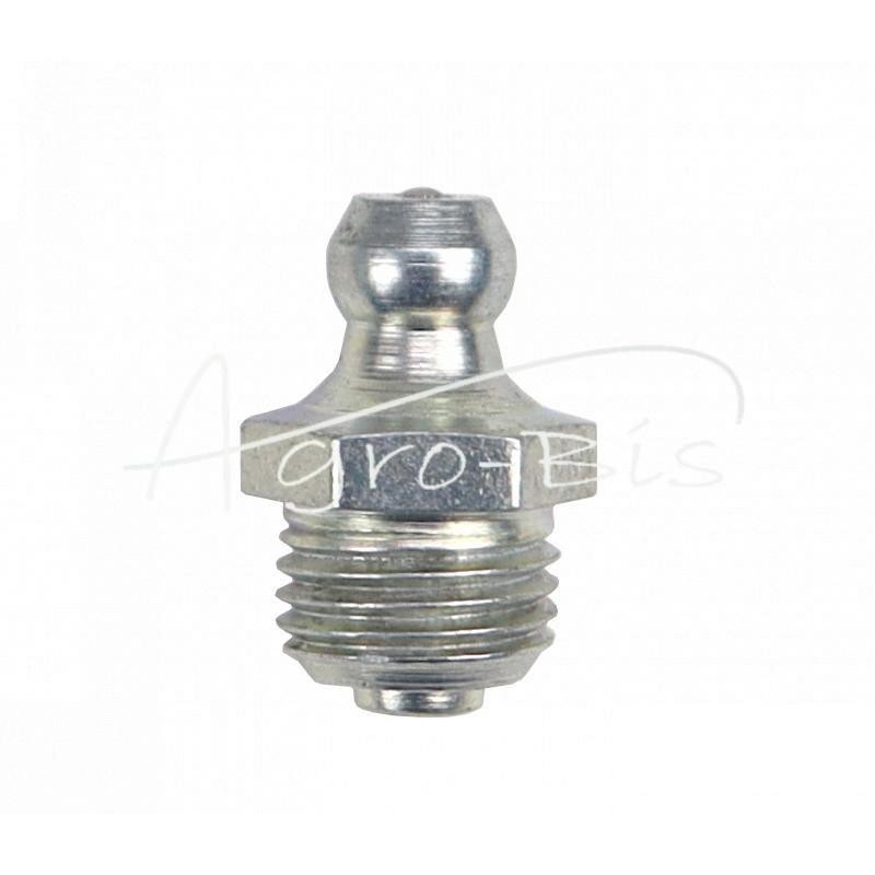 50 vnt - M10 tiesus tepalo nipelis, cinkuotas plienas, DIN 71412 PZL HYDRAL, - 7141210PH.2