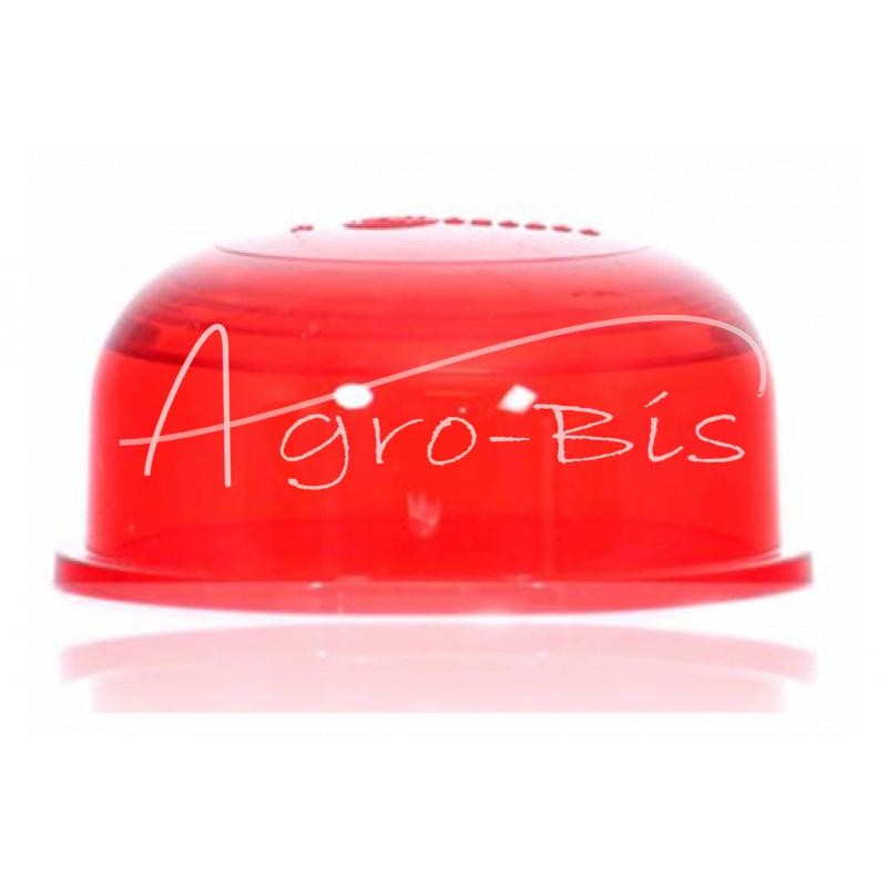 50 vnt - JU gabaritinio žibinto gaubtas, 269C raudonas - JU/K